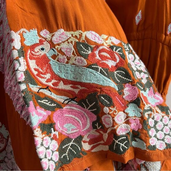 Roller Rabbit Embroidered Maxi Dress - Picture 7 of 11